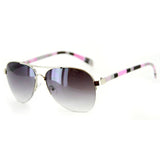 "Aviatrix" Women's Aviator Sunglasses - Multicolored Frames and Matching Lenses