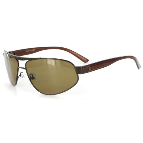 "Outrigger" Designer-Inspired Aviator Sports Sunglasses 100%UV Protection