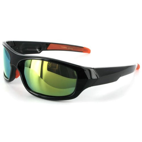 "Scarab" Polarized(Anti-Glare) Wrap-Around Full Rim Sports Sunglasses 100%UV