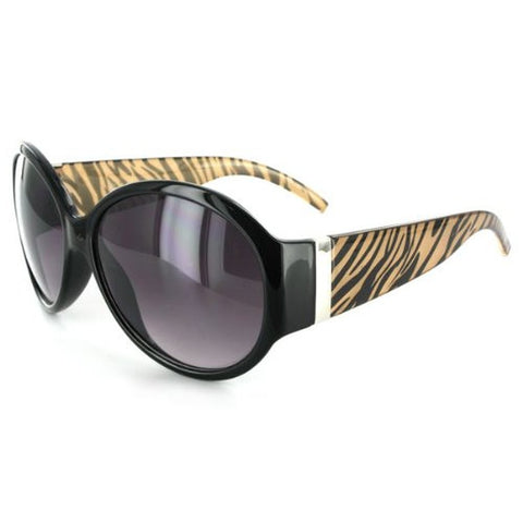 "Savannah" Designer-Inspired Oversized Lens Animal Print Sunglasses - 100%UV