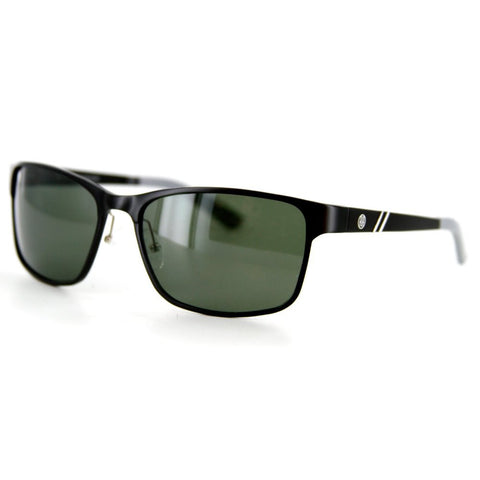 Surfside Polarized Sunglasses have Brushed Aluminum, Wayfarer-Inspired Frames