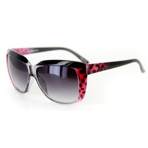 "High Brow"Animal Print Translucent Frame Sunglasses in 4 Gorgeous Colors