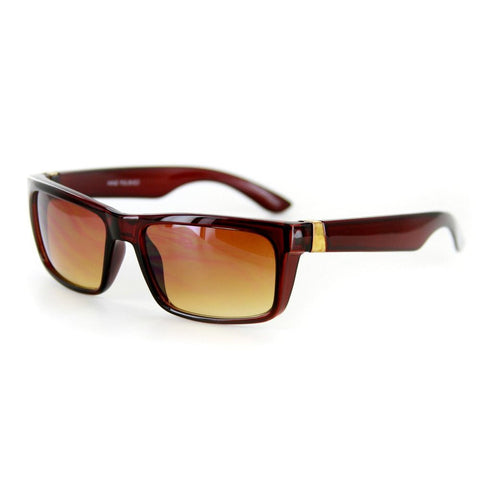 "Highway" Vintage-Inspired Wrapping Wayfarer Sunglasses - 100% UV