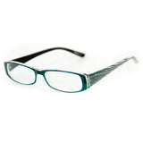 "Avant Garde" Slim Optical-Quality Reading Glasses with Crystals for Women