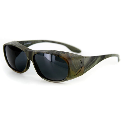 "Camo Spex Medium Hideaways" Over-Prescription Polarized Sunglasses w/ Polarized Lens