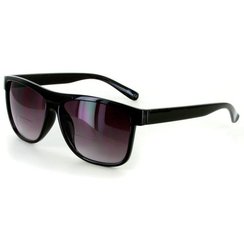 "Hipsters" Extra Dark Bifocal Sunglasses with Designer Wayfarer Shape for Stylish Men and Women