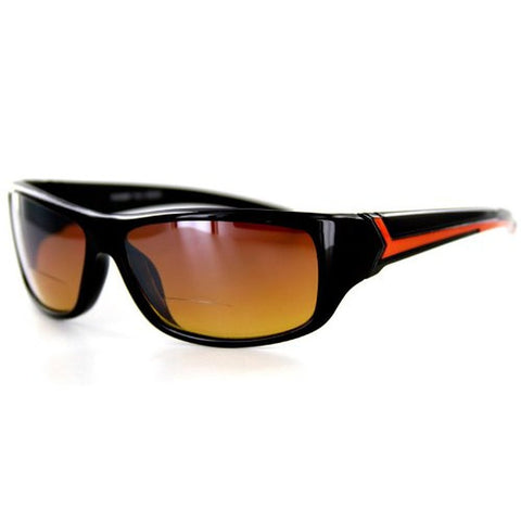 Voyager Bifocal Sunglasses with Wrap-Around Sport Design for Youthful and Active Men