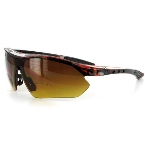 Daredevil Fashion Bifocal Sunglasses with Wrap-Around Sports Design and Anti-Glare Coating for Youthful and Active Men