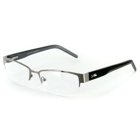 "Logan" Optical-Quality RX-Able Semi-Rimless Frames 53mm x 17mm x 135mm