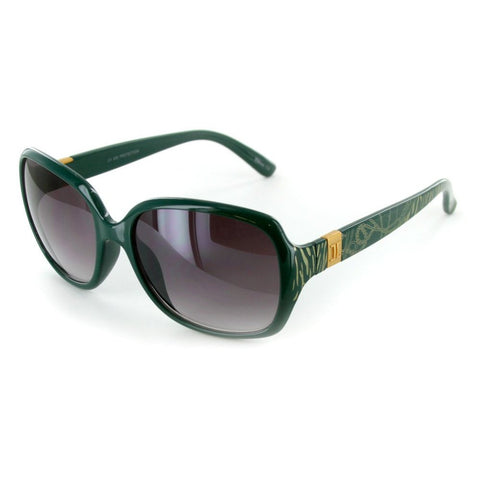 "Links" Fashion Oversized Sunglasses for Stylish Women (Green/Smoke)