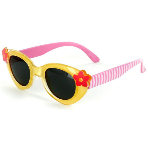 Aloha Kids "Petals" Polarized Sunglasses With Flower Design for Girls Age 4-6 100% UV