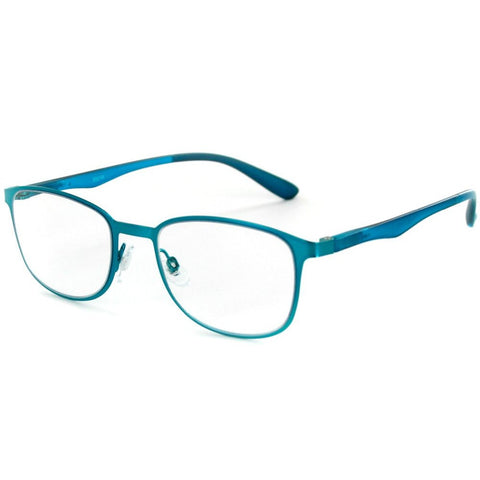 "Destiny" Metallic Wayfarer Reading Glasses in Four Fashion Colors for Women